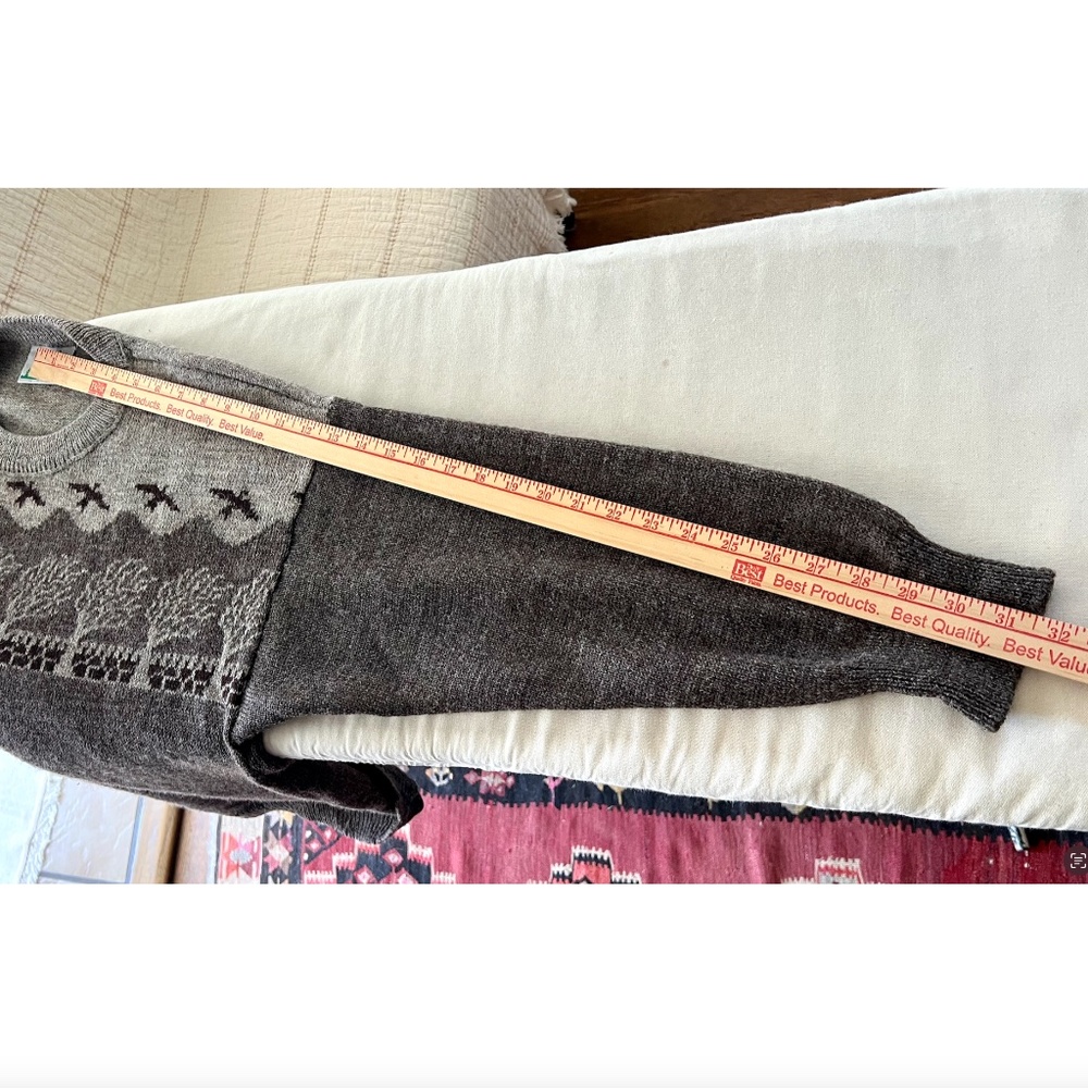 Vintage RHOSCOLYN KNITWEAR Crew Neck Sweater Made in Anglesey Wales - XL - Picture 9 of 9